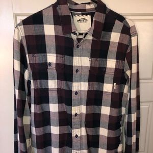 Men’s Vans Plaid Button Up Shirt